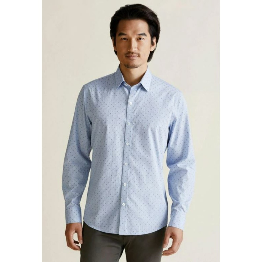 Zachary Prell Men Ricketts Dress Shirt Ice Blue Long Sleeve XXL F19S092PL